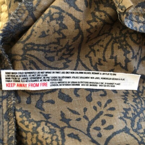 Free People Intimately Free Batik Print Sleeveless Tunic Blouse Size Small - Picture 5 of 8